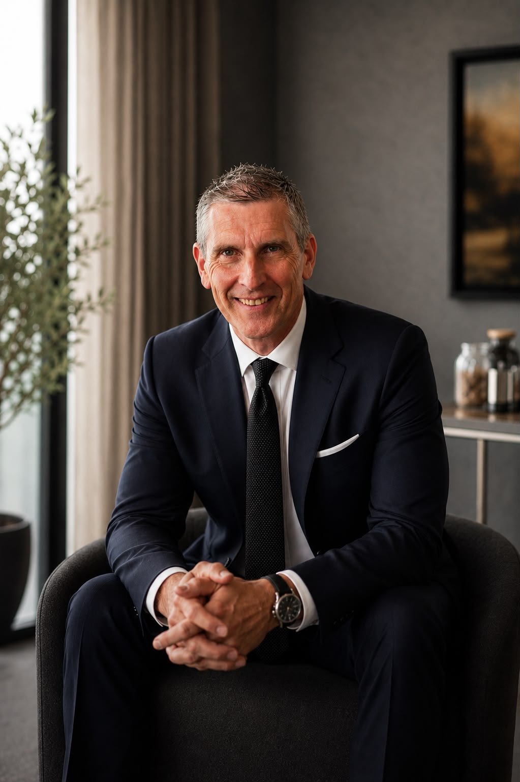Studio portrait of Mark Taylor, LOGISTICS DIRECTOR at Eminence